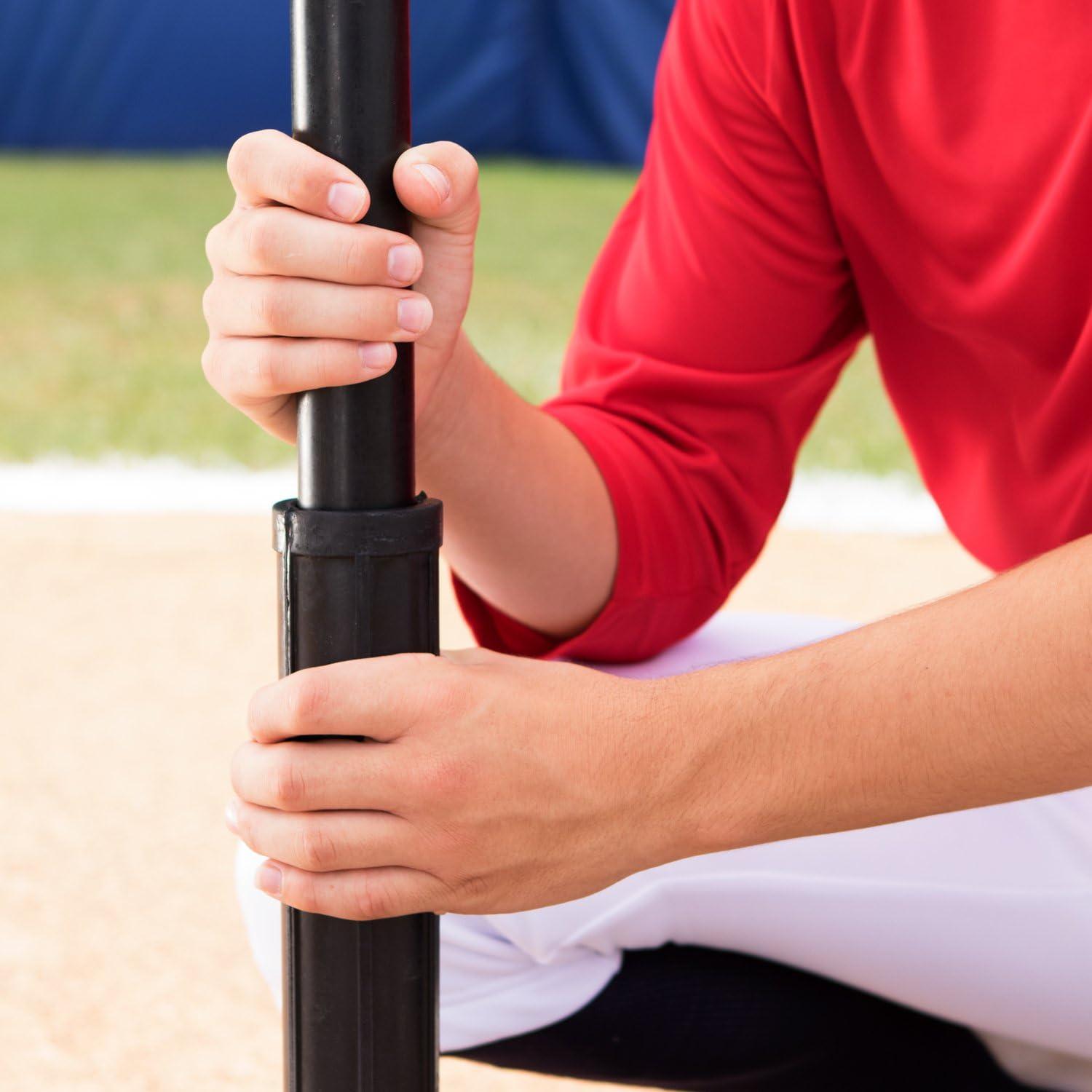 image:imageChampion Sports Deluxe Batting Tee Mounted on Official Home Plate Adjustable Telescopic Molded Rubber Tee Multiple Style Options Singles amp Sets AvailableDeluxe Batting Tee