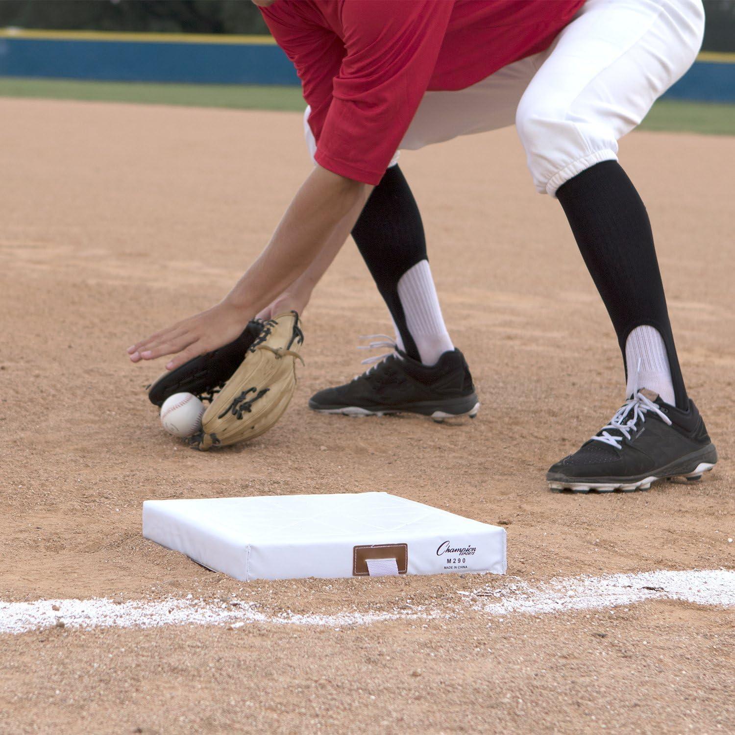 image:imageChampion Sports Foam Filled Nylon Cover Baseball Base Set14 Inch by 14 Inch by 2 Inch