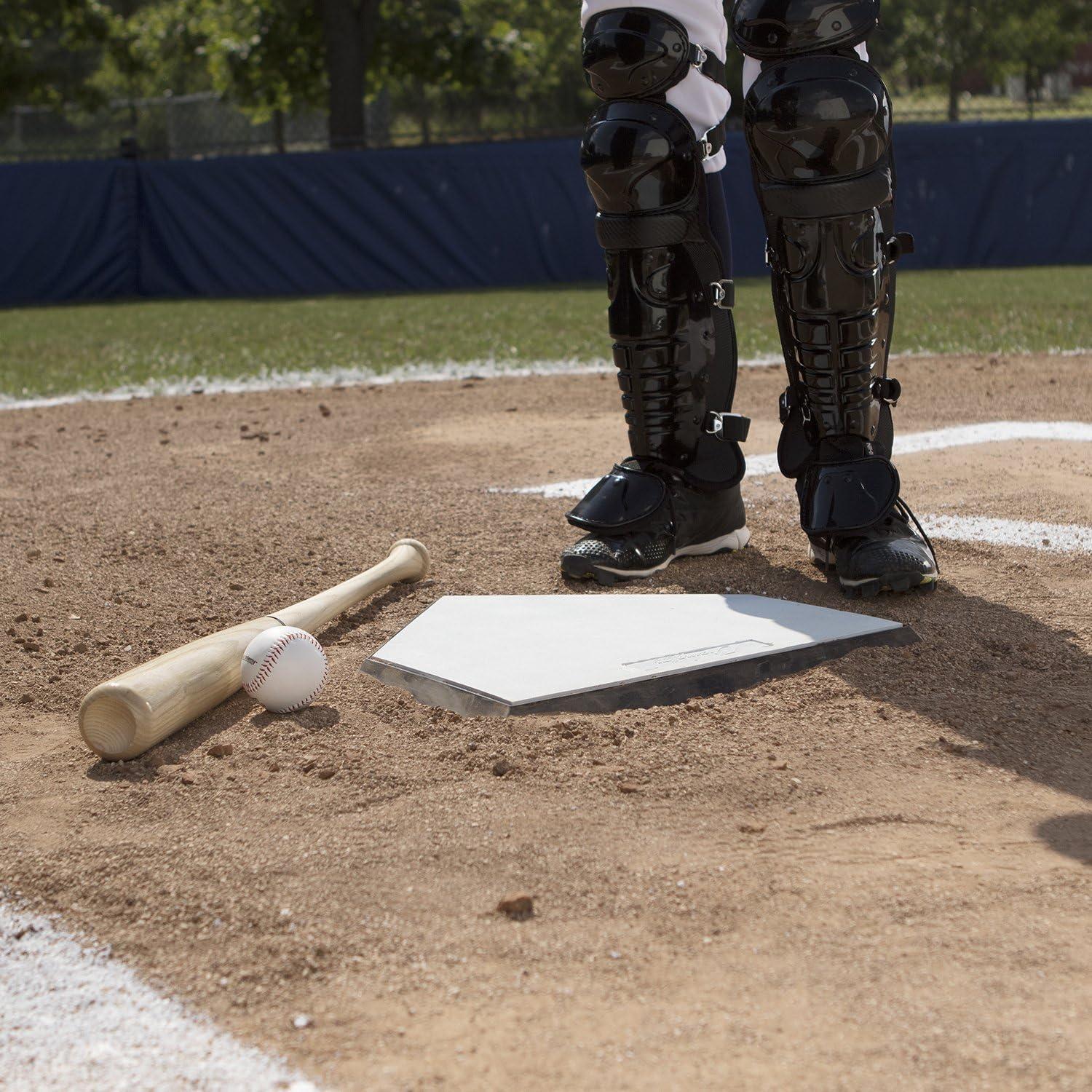 image:imageChampion Sports Home Plate Rubber Baseball amp Softball Base Official Size Durable IndoorOutdoor Training amp Game ReadPro Anchor Home Plate
