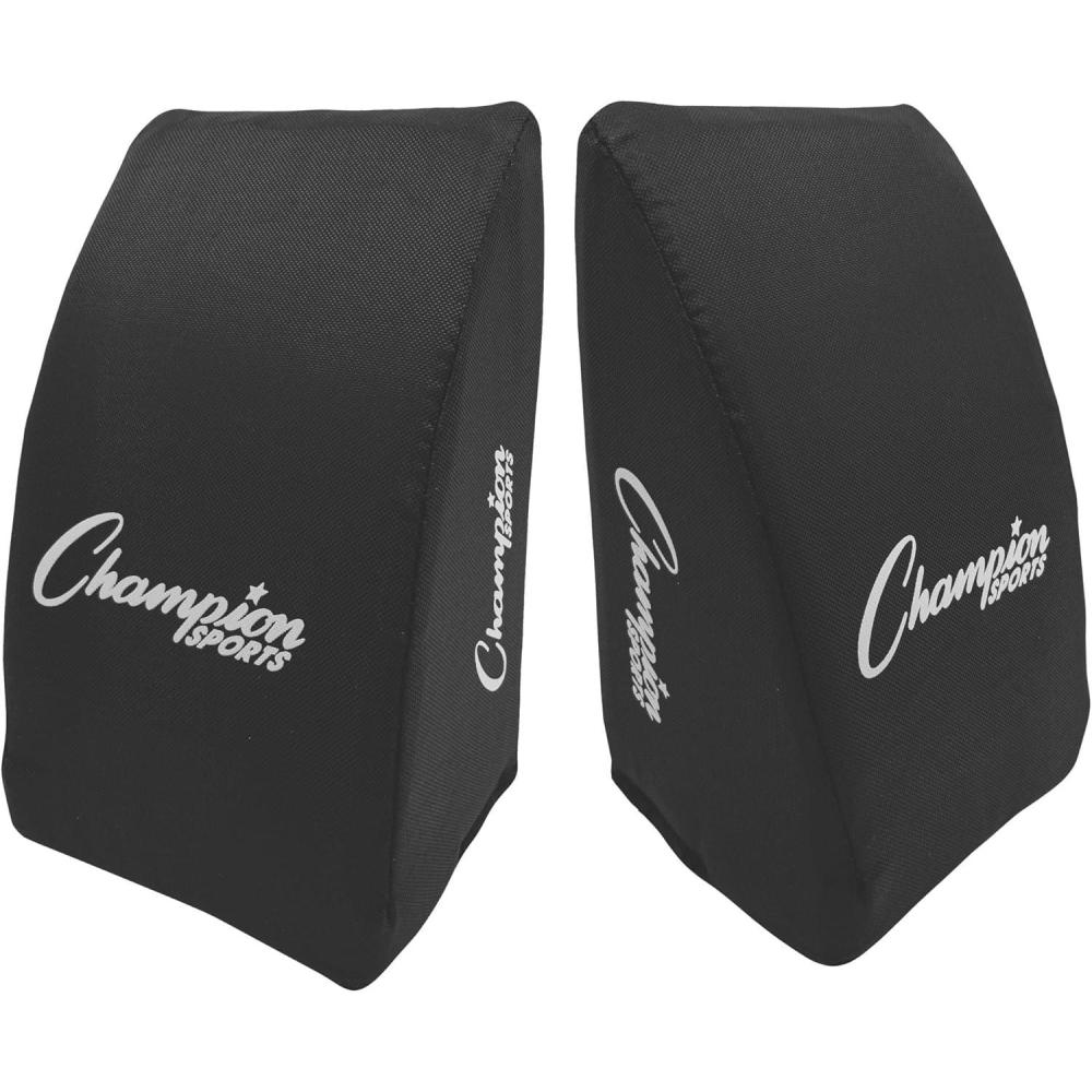 image:imageChampion Sports Catchers Knee Supports  Durable Ergonomic Catchers Equipment for Comfort amp Knee Protection  2 Sizes  for Players Under 57 and Players Over 5857 and Below
