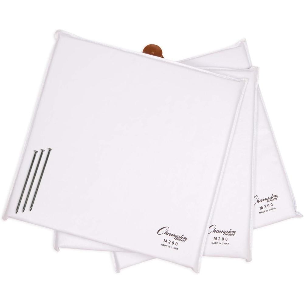 image:imageChampion Sports Foam Filled Nylon Cover Baseball Base Set14 Inch by 14 Inch by 1 Inch