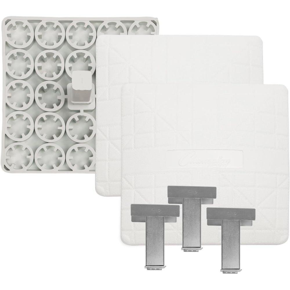image:imageChampion Sports Low Profile Pro Model Base Set  Breakaway Style Base Set  Set of 3 Molded Rubber Base Set