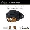 Champion Sports 13″ Glove | Synthetic Leather Front and Back | Double Bar Open-Web and Conventional Back Design | Deep Set Pocket | Age: Adult Large-High School | Right-Handed Glove
