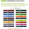 Champion Sports Baseball/Softball Uniform Belt, Comfort Stretch Fit Durable Syntex Tab – Youth & Adult Sizes, Multiple Colors(Pink)
