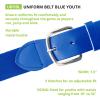 Champion Sports Baseball/Softball Uniform Belt, Comfort Stretch Fit Durable Syntex Tab – Youth & Adult Sizes, Multiple Colors(Royal Blue)