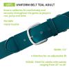 Champion Sports Baseball/Softball Uniform Belt, Comfort Stretch Fit Durable Syntex Tab – Youth & Adult Sizes, Multiple Colors(Teal)