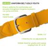 Champion Sports Baseball/Softball Uniform Belt, Comfort Stretch Fit Durable Syntex Tab – Youth & Adult Sizes, Multiple Colors(Yellow)