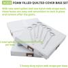 Champion Sports Foam Filled Nylon Cover Baseball Base Set(15 Inch by 15 Inch by 2 Inch)