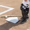 Champion Sports Home Plate – Rubber Baseball & Softball Base, Official Size, Durable, Indoor/Outdoor, Training & Game Read(Pro Bury All Homeplate)