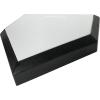Champion Sports Home Plate – Rubber Baseball & Softball Base, Official Size, Durable, Indoor/Outdoor, Training & Game Read(Pro In Ground Home Plate)