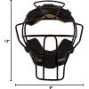 Champion Sports Lightweight Umpire Face Mask – Durable, Premium Construction Umpire Face Mask – Extended Guards/Adjustable Harness – Adult Size – Black(Adult)