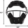 Champion Sports Pro Baseball Adult Mask – Umpires and Catchers – Extra Protection – Extended Guards – Adjustable Harness Baseball Mask – Adult Size,Black(Youth (Heavy Duty))