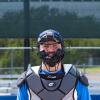 Champion Sports Pro Baseball Adult Mask – Umpires and Catchers – Extra Protection – Extended Guards – Adjustable Harness Baseball Mask – Adult Size,Black(Youth (Lightweight))