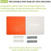 Champion Sports Pro Double First Base – Official One Piece Double First Base – Easy Install Base With Ground Anchors,Orange