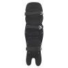 Champion Sports Umpire Leg Guards: Single Knee Umpire’s Shin Guard for Baseball & Softball – Pair of 16.5″ Umpiring Shin Pads for Adults – Black(Single Knee (16.5″ Long))