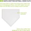 Champion Sports-96 Heavy-Duty Rubber Home Plate, White 16″ x 17″ x 1″