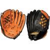 Champion Sports 10.5” Fielder’s Glove – Synthetic Leather Front and Back for Comfort Grip | Closed Basket Web and Conventional Back Design | Deep Set Pocket | Age: Elementary | Left-Handed Glove