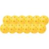 Champion Sports 9″ Hollow Plastic Baseballs – Lightweight, Durable Practice Balls for All Ages – Multiple Pack Sizes & Colors(Yellow)