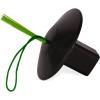 Champion Sports Black Rubber Baseball Anchor Plug Base Plug with Easy View Optic Stem and Rope(2″)