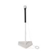 Champion Sports Deluxe Batting Tee – Mounted on Official Home Plate, Adjustable Telescopic Molded Rubber Tee, Multiple Style Options – Singles & Sets Available(Batting Tee Trainer)