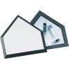 Champion Sports Home Plate – Rubber Baseball & Softball Base, Official Size, Durable, Indoor/Outdoor, Training & Game Read(Pro Anchor Home Plate)