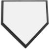 Champion Sports Home Plate – Rubber Baseball & Softball Base, Official Size, Durable, Indoor/Outdoor, Training & Game Read(Pro Bury All Homeplate)