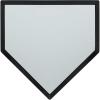 Champion Sports Home Plate – Rubber Baseball & Softball Base, Official Size, Durable, Indoor/Outdoor, Training & Game Read(Pro In Ground Home Plate)