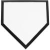 Champion Sports Home Plate – Rubber Baseball & Softball Base, Official Size, Durable, Indoor/Outdoor, Training & Game Read(Universal Home Plate)