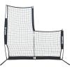 Champion Sports Rhino Flex Reversible Baseball Protective L Screen Pitching Net with Carry Bag,Black