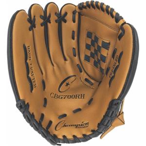 Champion Sports 13″ Physical Ed. Glove – Soft Leather Front and Nylon Mesh Back for Comfort Grip | Adjustable Strap with Velcro® Closure | Closed Basket Web | Age: H.S.-Adult | Left-Handed Glove