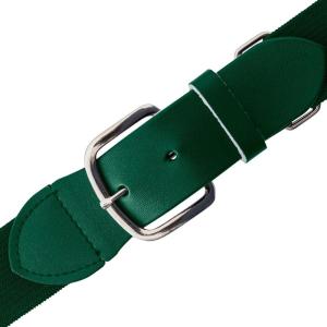Champion Sports Baseball/Softball Uniform Belt, Comfort Stretch Fit Durable Syntex Tab – Youth & Adult Sizes, Multiple Colors(Kelly)