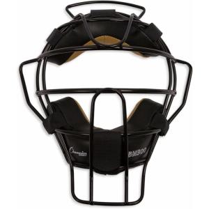 Champion Sports Lightweight Umpire Face Mask – Durable, Premium Construction Umpire Face Mask – Extended Guards/Adjustable Harness – Adult Size – Black(Adult)