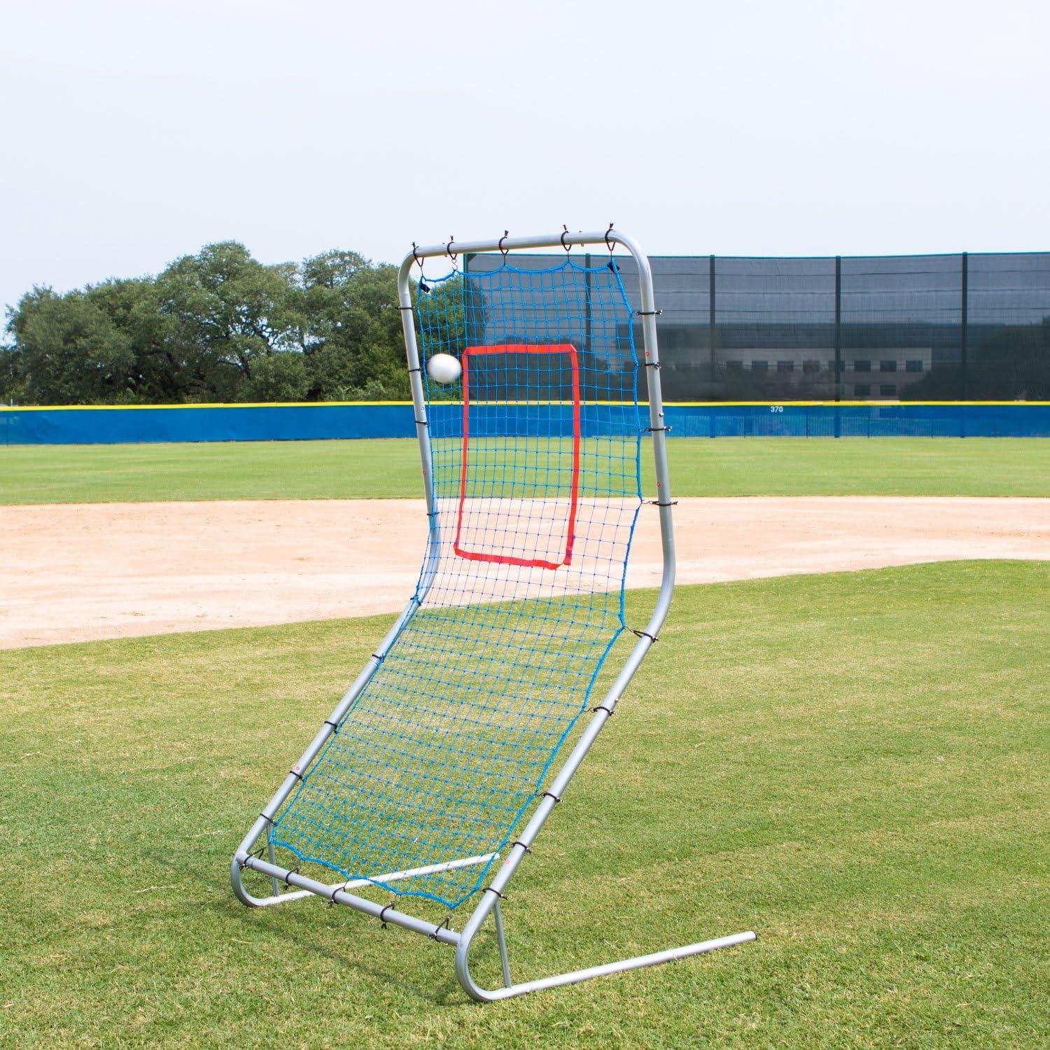 image:imageChampion Sports Arch RebounderPitchback Screen HeavyDuty Construction Adjustable Angles Pitchback Net with Strike Zone 42 W x 72 HArc Rebounder