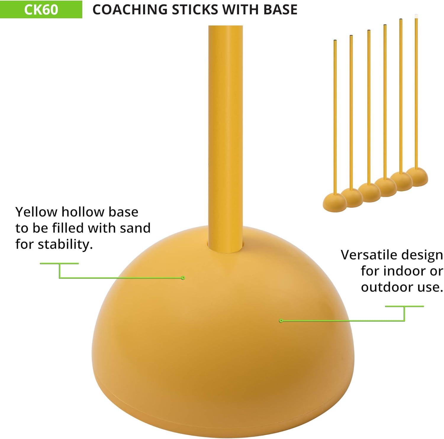 image:imageChampion Sports Coaching SticksYellow