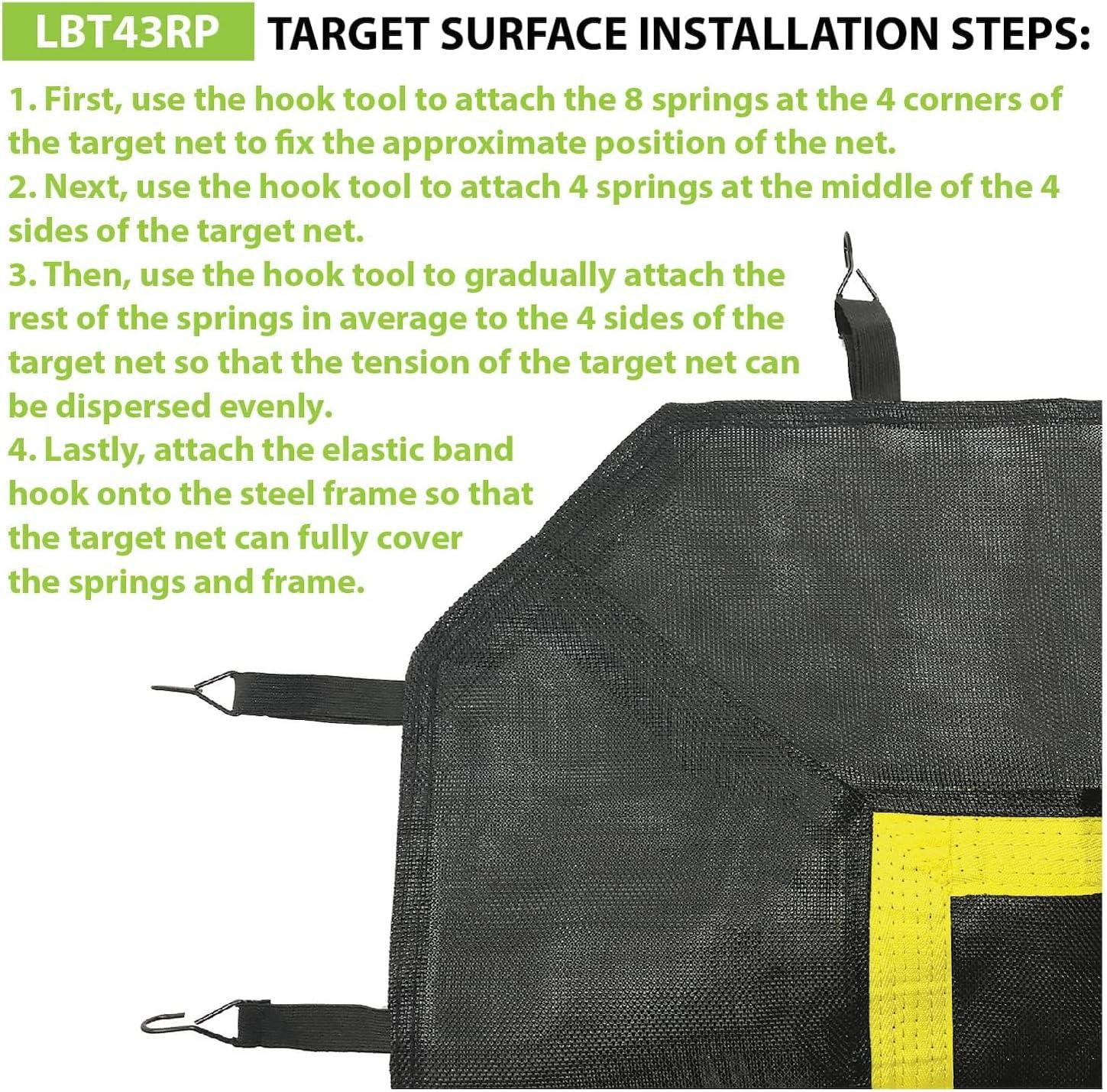 image:imageChampion Sports Deluxe Lacrosse Target Ball Return Bounce Back Net Set for Professional College and Grade School Training amp Drills3W x 4H