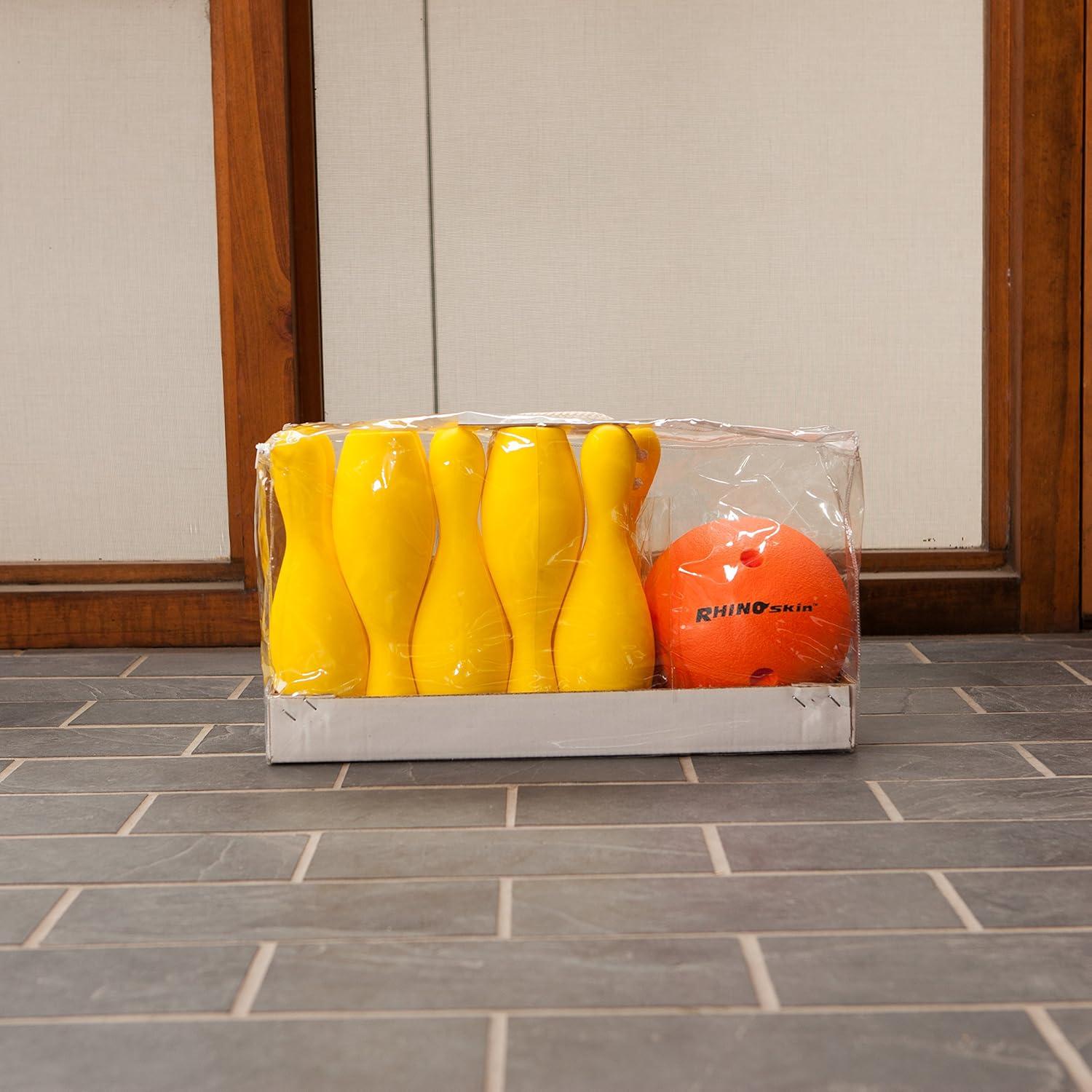 image:imageChampion Sports Foam Weighted Bowling Pin Set Pins Ball and Carry Case Set