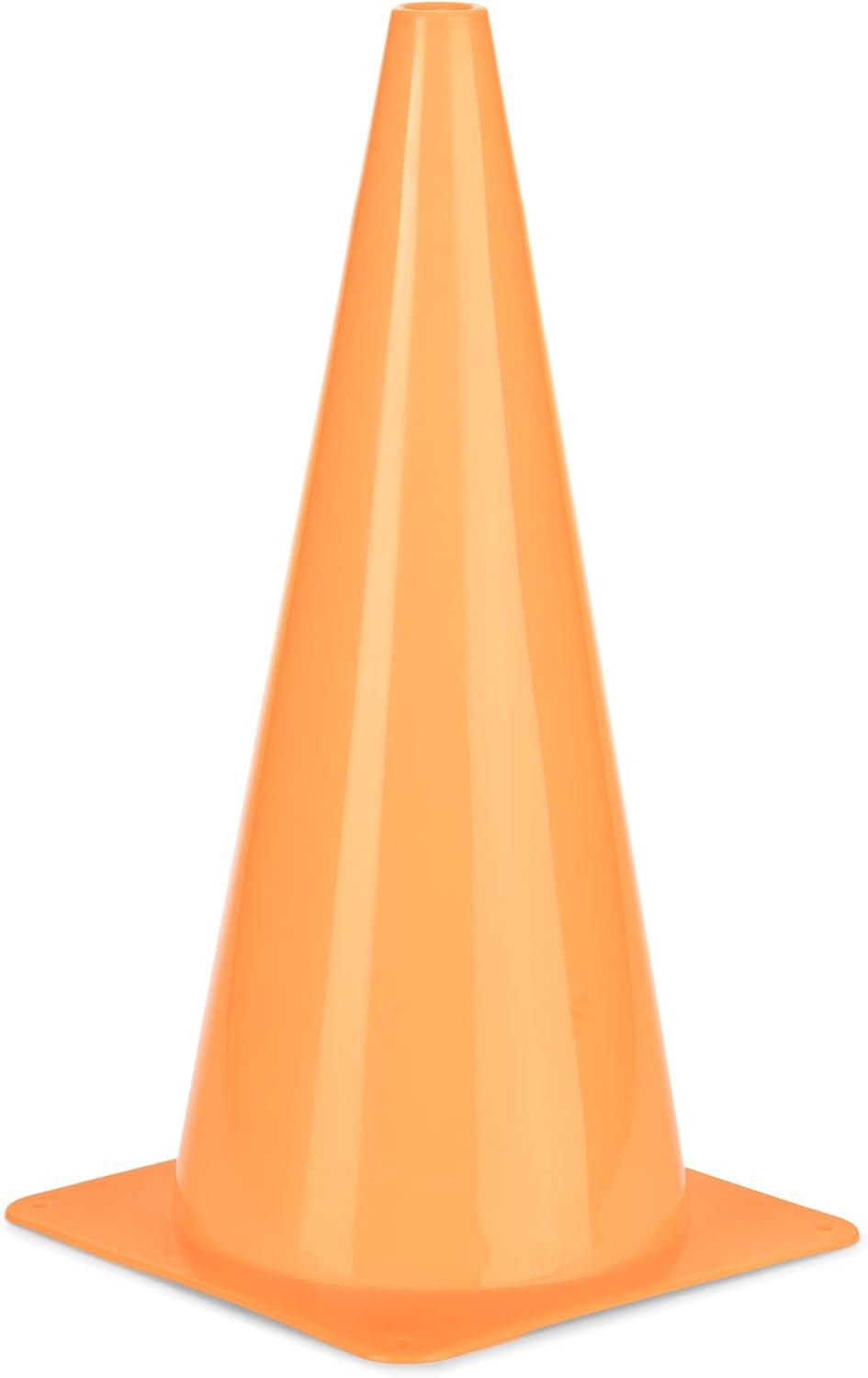 image:imageChampion Sports Hi Visibility Fluorescent Poly ConeFlouroscent Orange