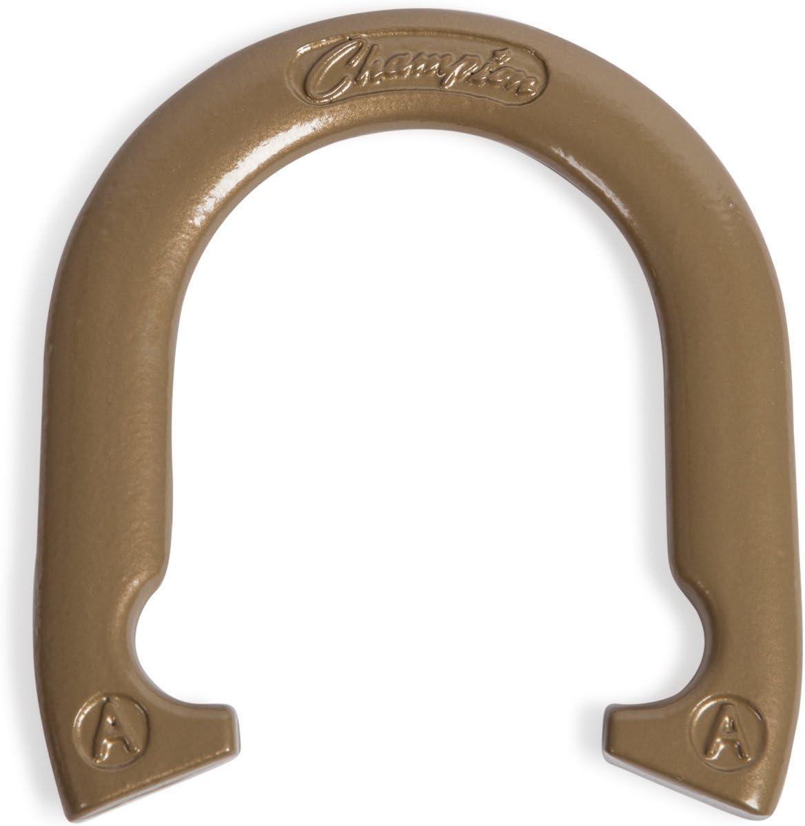 image:imageChampion Sports Horseshoe Set Traditional Outdoor Lawn Game includes Four Professional Solid Steel Horseshoes with Solid Steel Stakes amp Carrying Storage CaseTournament Set