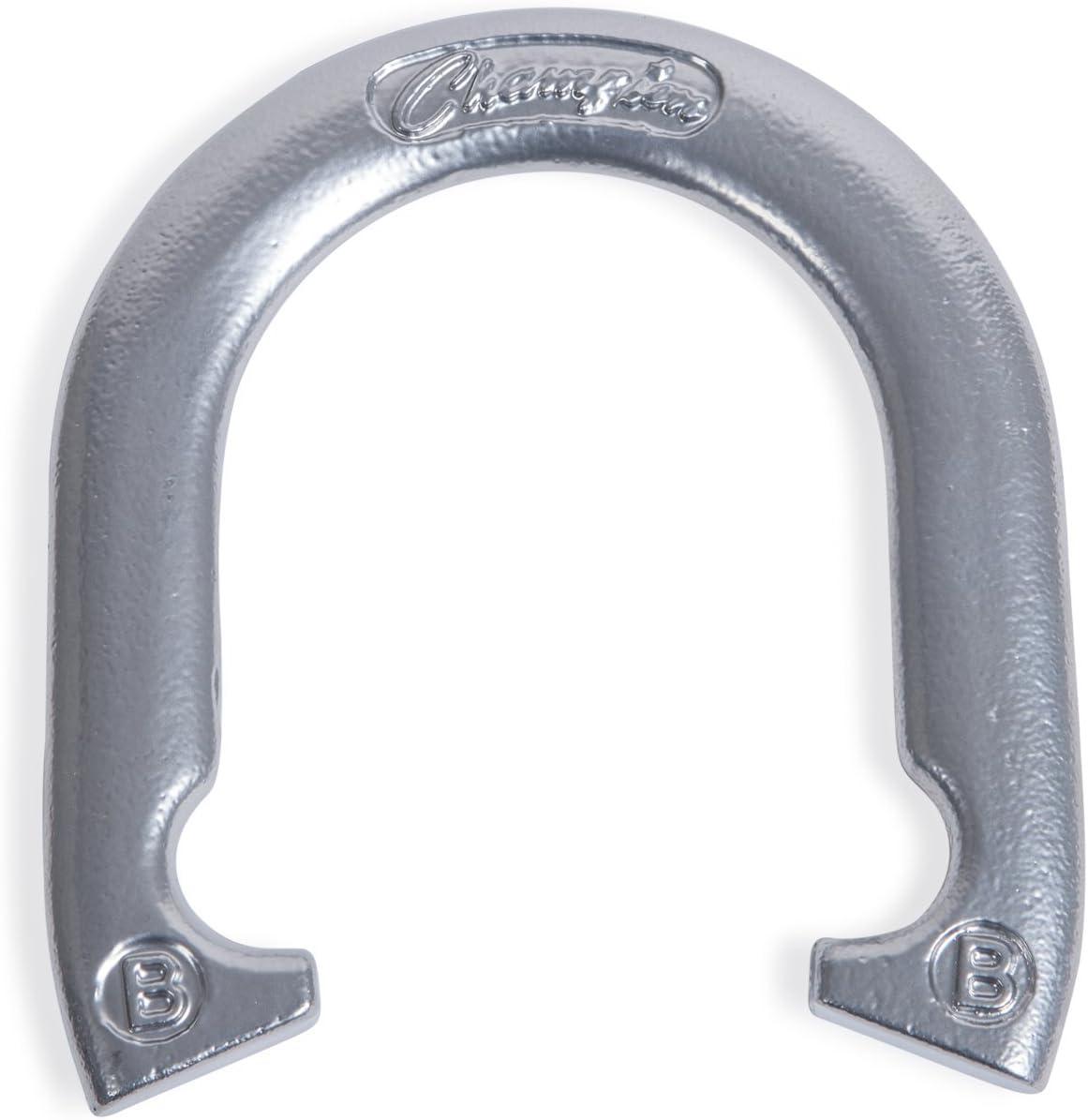 image:imageChampion Sports Horseshoe Set Traditional Outdoor Lawn Game includes Four Professional Solid Steel Horseshoes with Solid Steel Stakes amp Carrying Storage CaseTournament Set