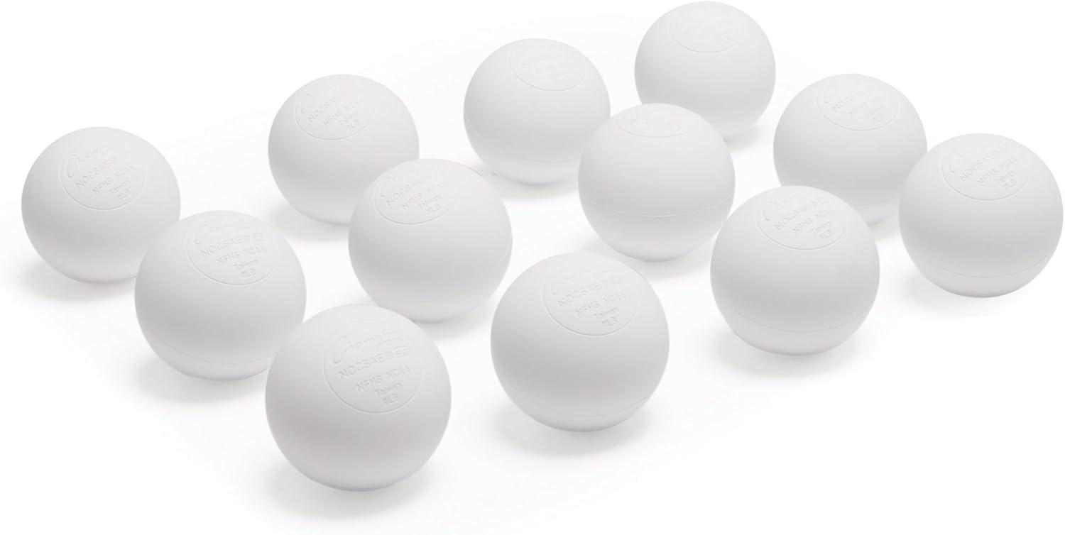image:imageChampion Sports Lacrosse Balls Official Size amp Weight NCAA amp NFHS Approved SEI Certified Pro College amp Youth Game amp Practice Use MultiColor Packs of 3 6 amp 12White