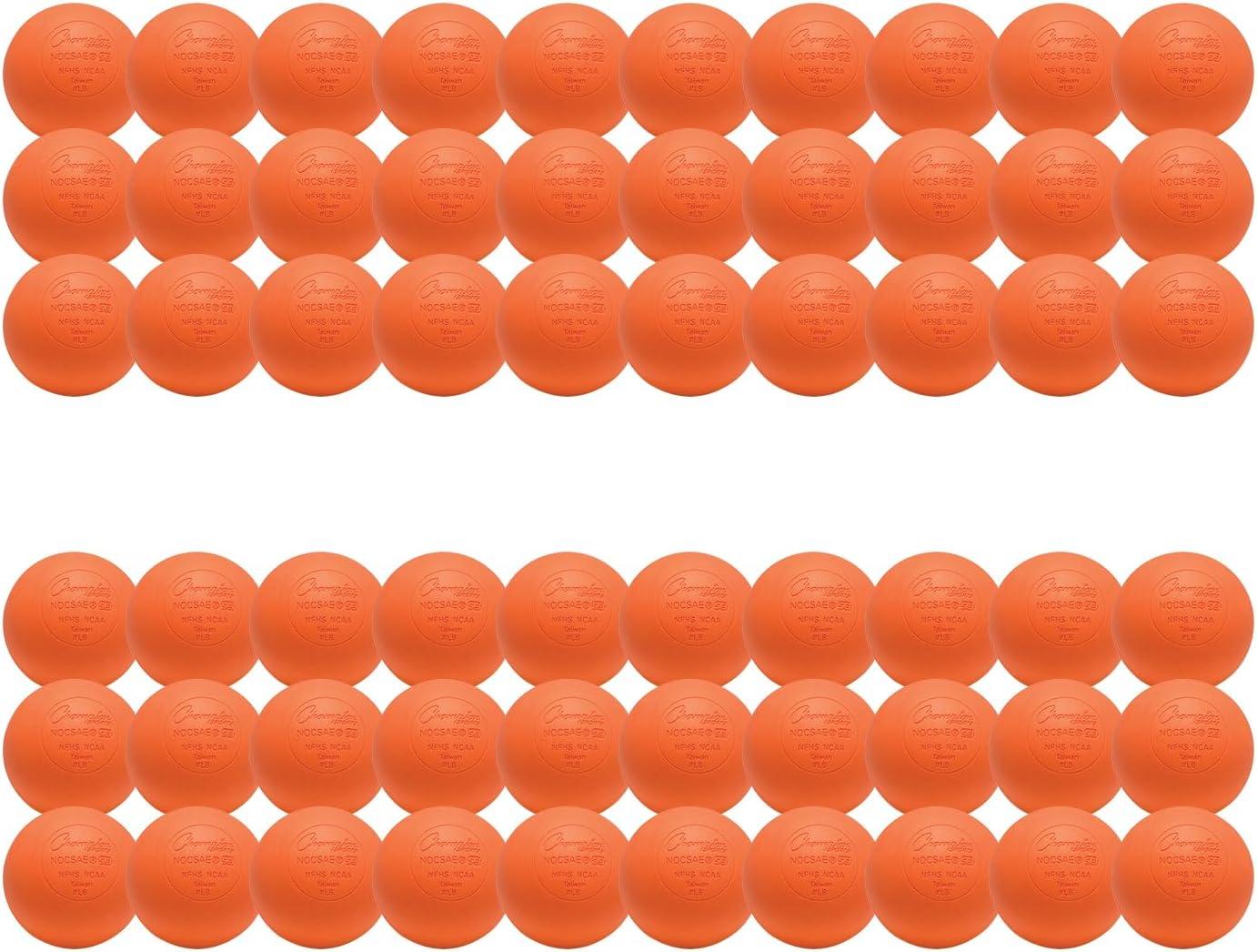 image:imageChampion Sports Lacrosse Balls Official Size amp Weight NCAA amp NFHS Approved SEI Certified Pro College amp Youth Game amp Practice Use MultiColor Packs of 3 6 amp 12Orange