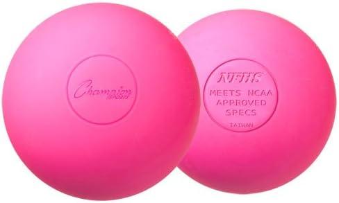 image:imageChampion Sports Lacrosse Balls Official Size amp Weight NCAA amp NFHS Approved SEI Certified Pro College amp Youth Game amp Practice Use MultiColor Packs of 3 6 amp 12Pink