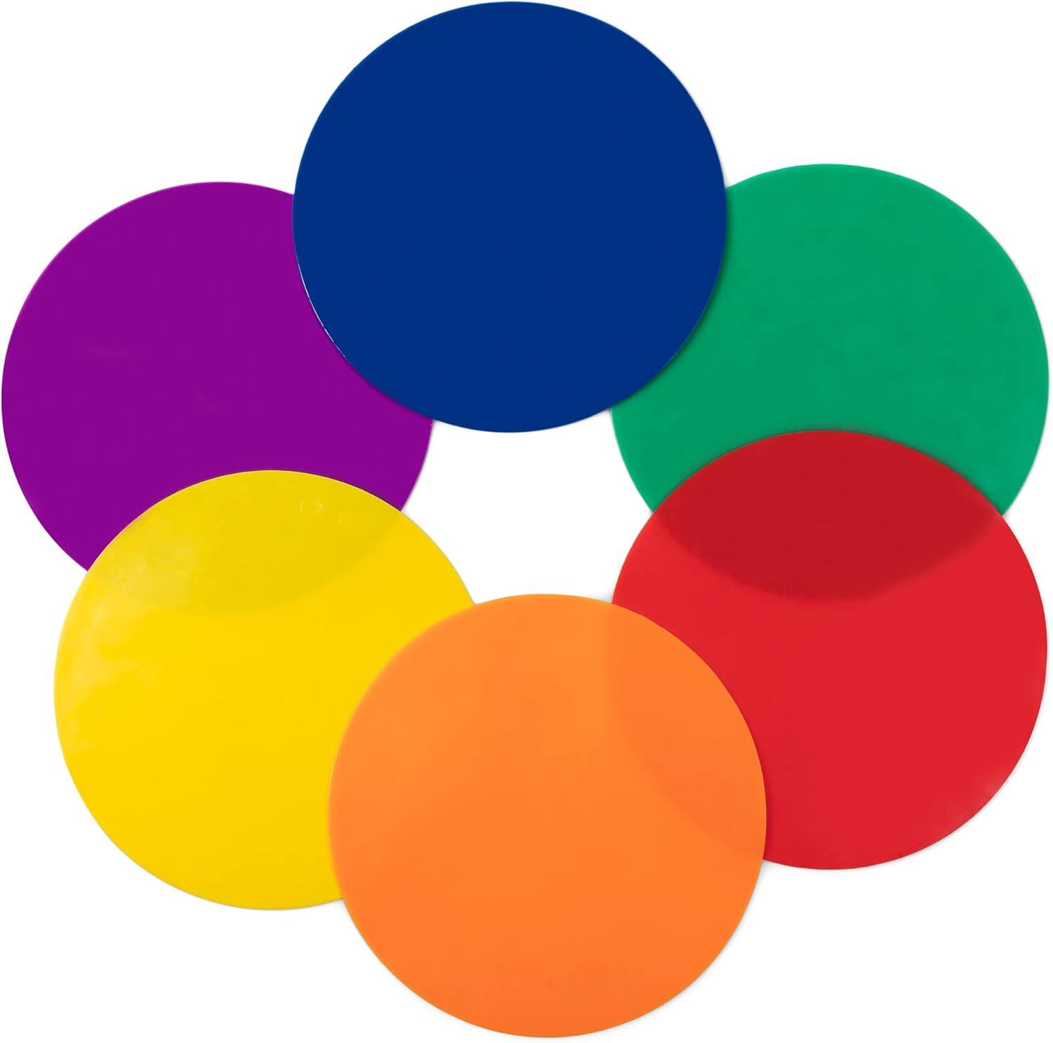 image:imageChampion Sports MSPSET Poly Spot Markers for Sports Activities and Social Distancing 10inch Set of 6 Multicolor
