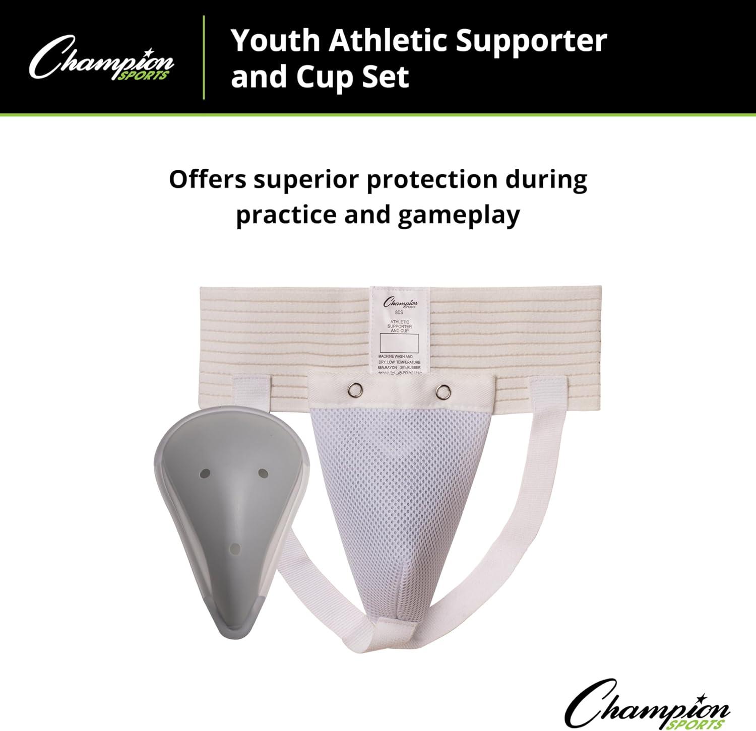 image:imageChampion Sports Mens Cup and Athletic SupporterWhite 25 Inch