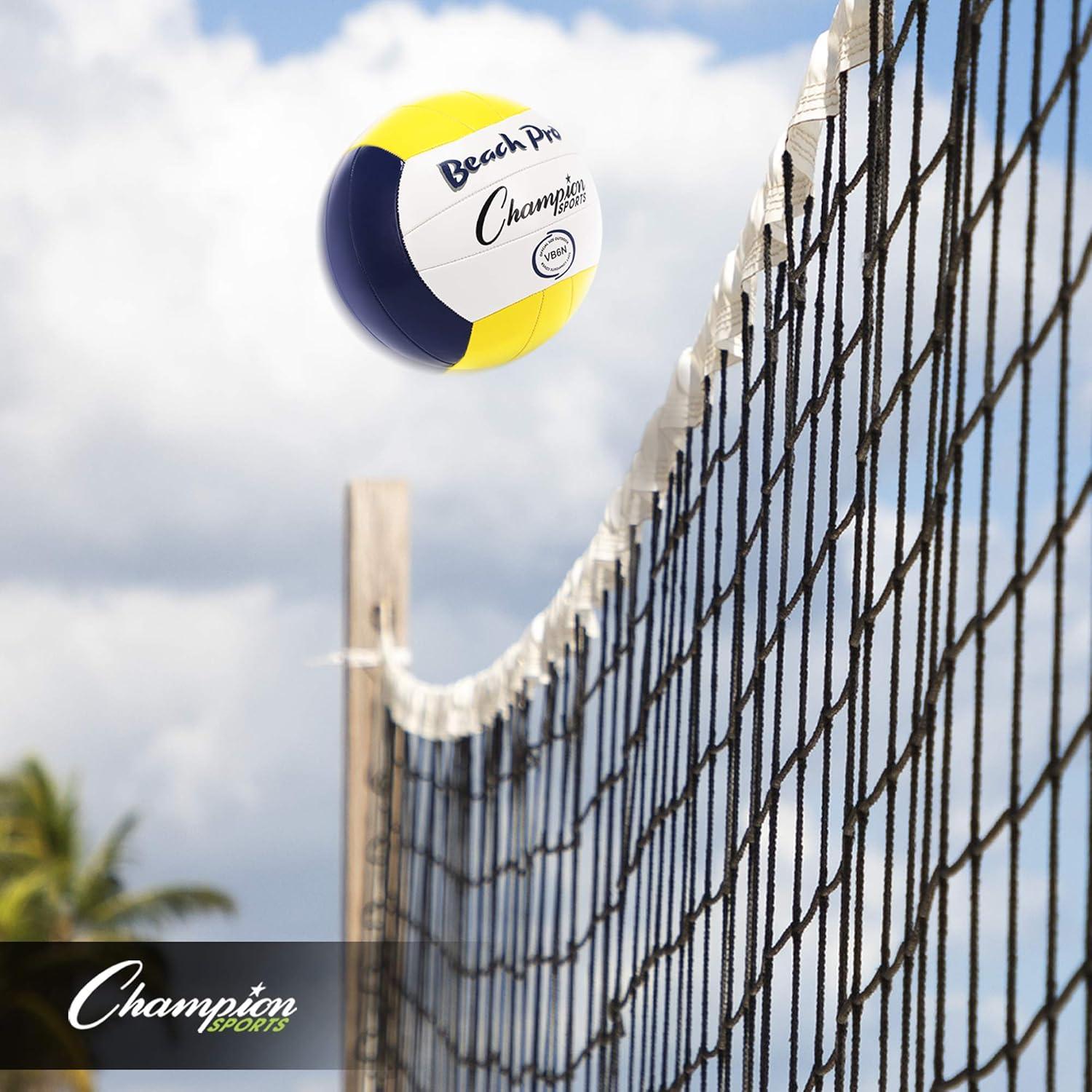 image:imageChampion Sports Official Synthetic Leather VolleyballBlueYellow