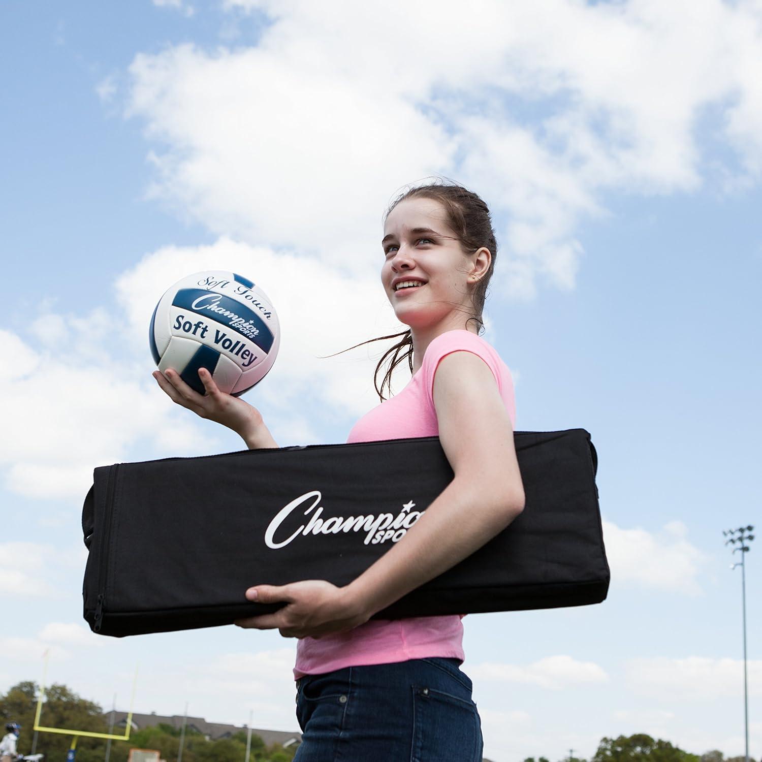 image:imageChampion Sports Outdoor Badminton SetBackyard and Beach Volleyball Set