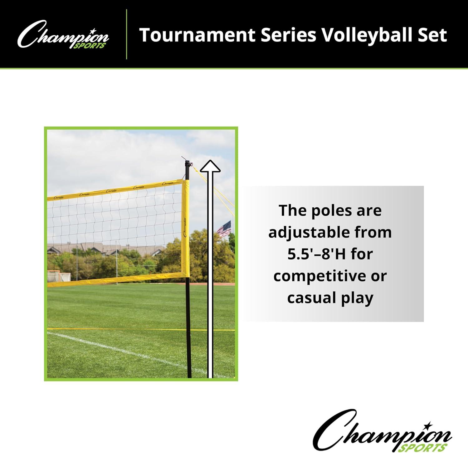 image:imageChampion Sports Outdoor Badminton SetVolleyball