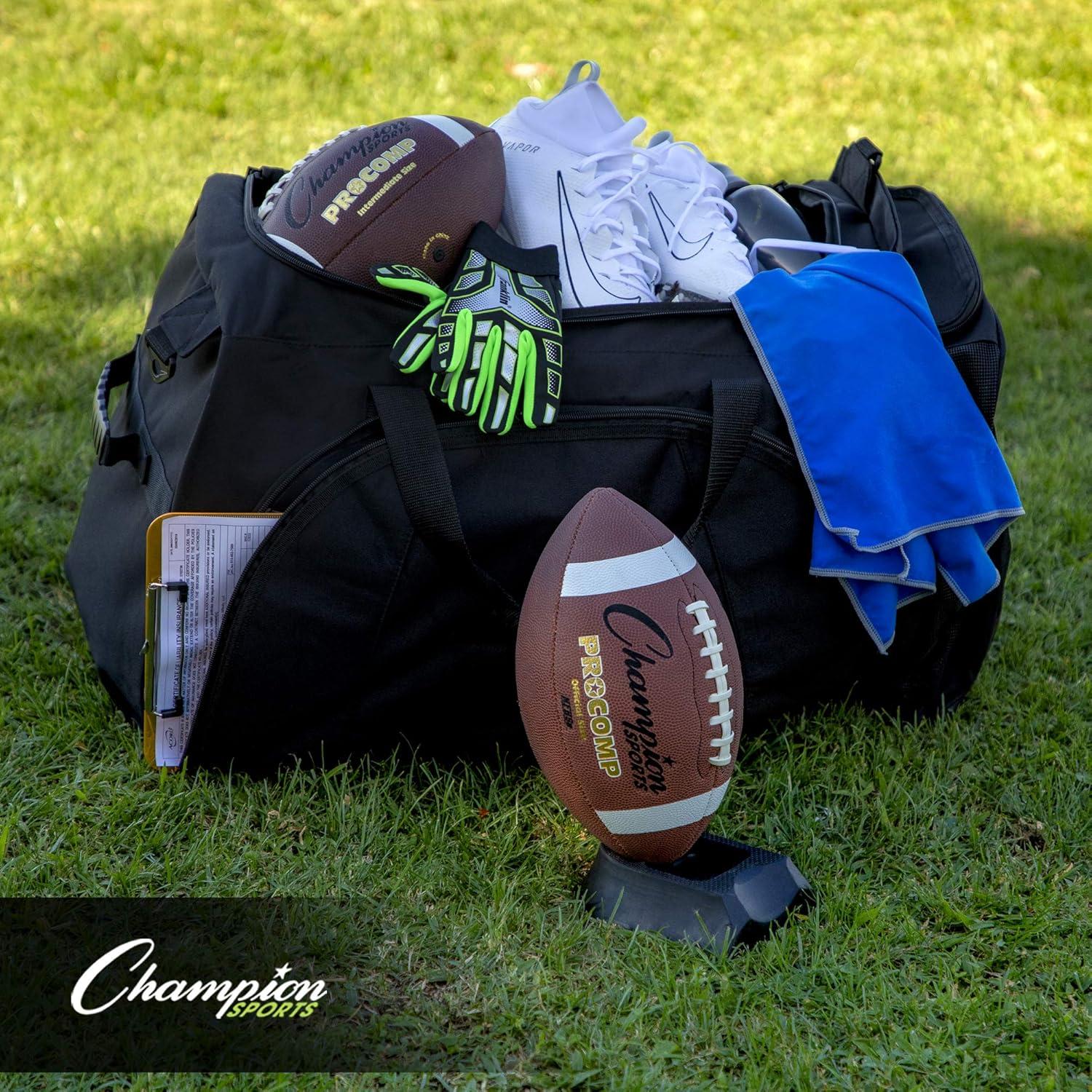 image:imageChampion Sports Premium Football Kicking Tee for Kickoff Practice Ball Holder Tees for Footballs Kicking Block and Accessories for Adults Kids CoachesOnside Kicking Tee 1 Inch
