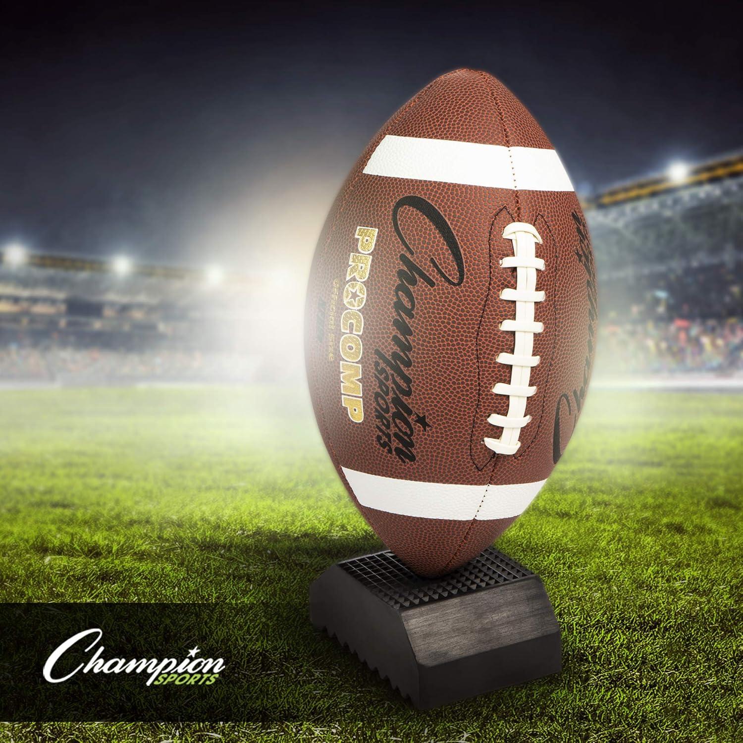 image:imageChampion Sports Premium Football Kicking Tee for Kickoff Practice Ball Holder Tees for Footballs Kicking Block and Accessories for Adults Kids CoachesExtraPoint Kicking Tee 2 Inch