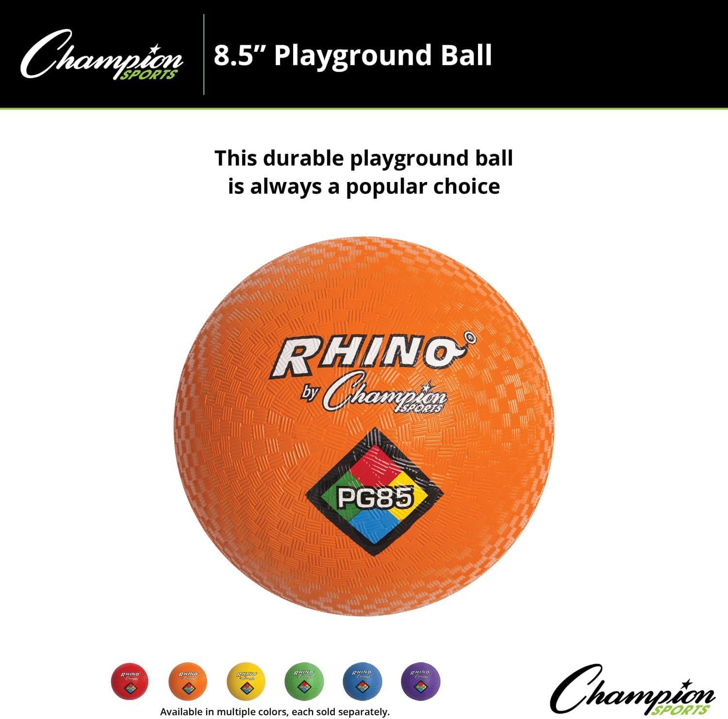 image:imageChampion Sports Rhino Playground Balls 85D Two Ply Nylon Wound ORANGE